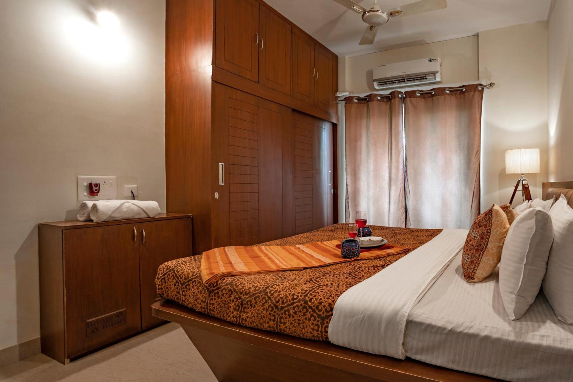 Goa Chillout Apartment - 1Bhk, Baga Bagian luar foto